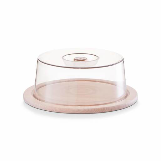 ZELLER pladanj s poklopcem, bukva, 23x8cm 22027