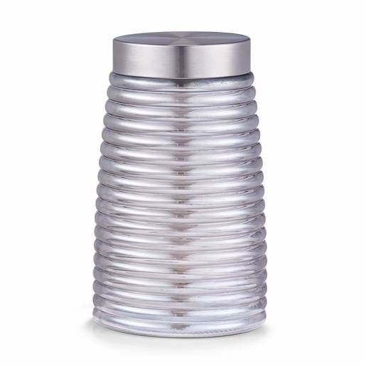 ZELLER staklenka "Metallic", 1600ml, silver 19512