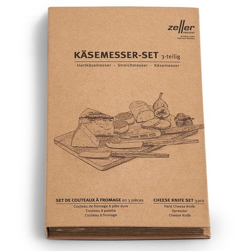 ZELLER set noževa za sir, 3 kom 25593
