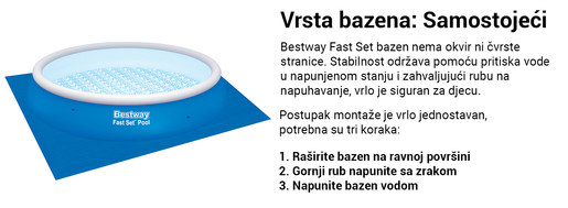 BESTWAY bazen - 244 x 66 cm