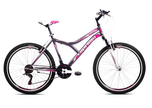 CAPRIOLO bicikl MTB DIAVOLO 600 FS/18HT, sivo/rozi