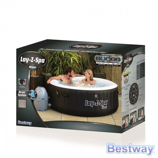 BESTWAY jacuzzi na napuhavanje Lay-Z Spa Miami