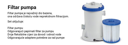 BESTWAY montažni bazen s filtar pumpom (400 x 211 x 81 cm)