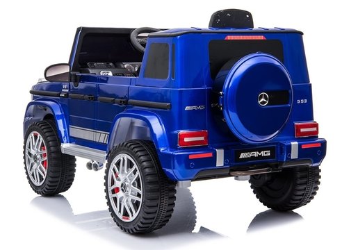 Licencirani auto na akumulator Mercedes G63 AMG plavi lakirani