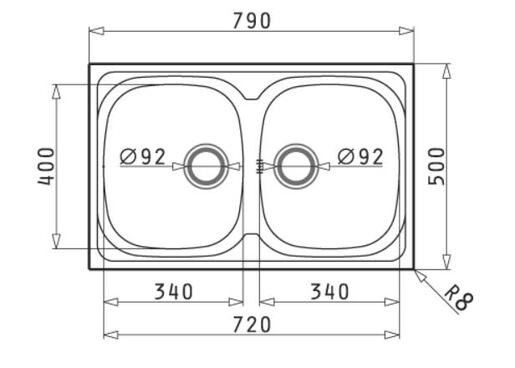 SHR Kreta 80 sudoper