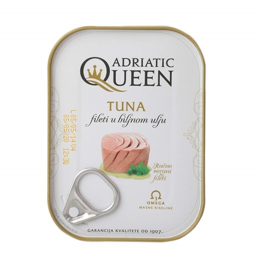 Adriatic queen tuna fileti u biljnom ulju 3x105g