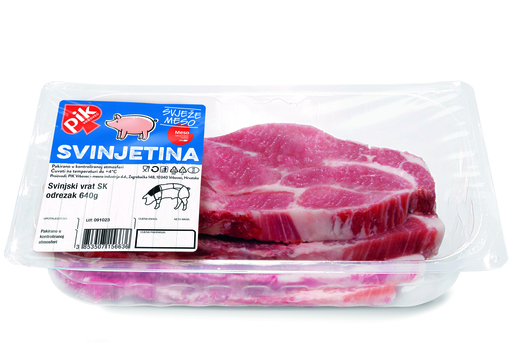PIK Vrbovec svinjski vrat s kostima 640 g