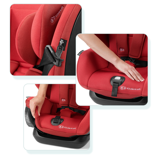 Kinderkraft autosjedalica MyWay 0-36 kg ISOFIX RWF18  crvena
