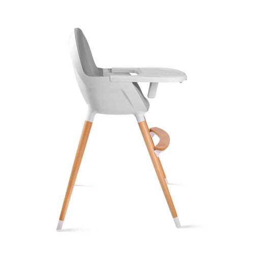 Kinderkraft hranilica FINI 2 u 1  bijelo-siva