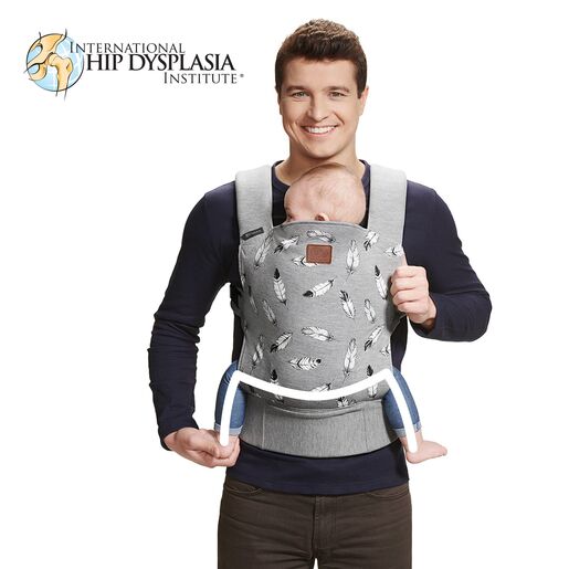 Kinderkraft nosiljka za bebe MILO siva