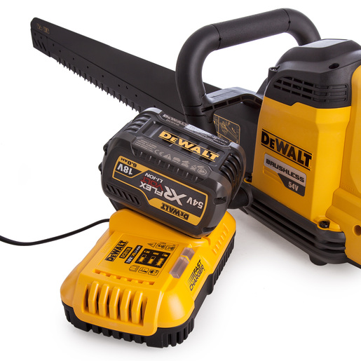 DEWALT XR FLEXVOLT 54V akumulatorska aligator pila 430mm + 2 baterije 54V
