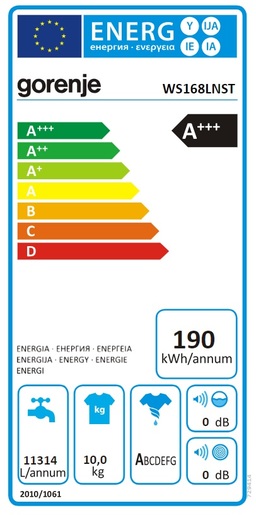 Gorenje perilica rublja WS168LNST_oštećena 87908020_TPNJ