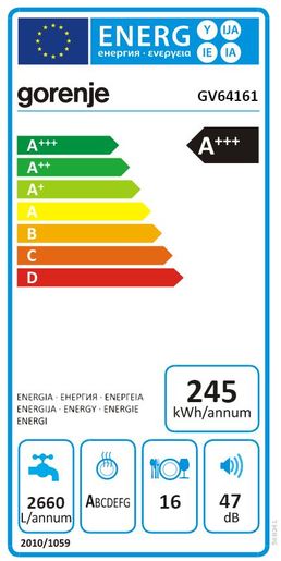 Gorenje perilica posuđa GV64161_oštećena 87926112_TPNJ
