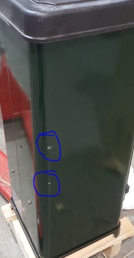 Plamen peć Dora 10 N zelena_oštećena_TPNJ