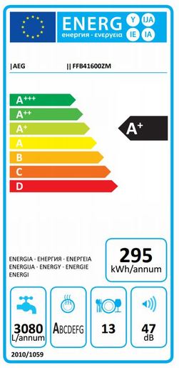 AEG perilica posuđa FFB41600ZM_oštećena_TPNJ