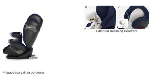 Cybex autosjedalica Pallas S fix 9-36 kg indigo blue navy blue 519001035