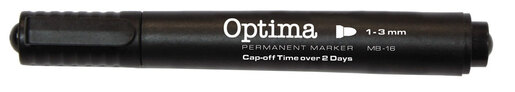 Marker permanentni OPTIMA MB16 3mm okrugli vrh crni