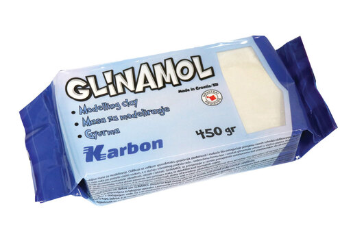 Glinamol, bijeli, KARBON, 450 g