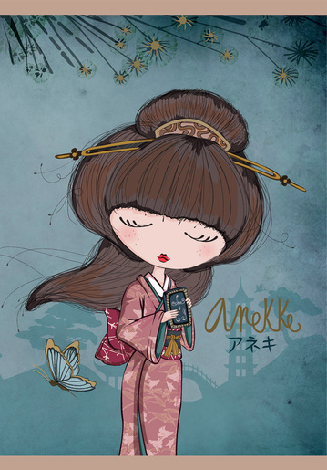 Bilježnica Anekke 42L, A4, linije, meki uvez