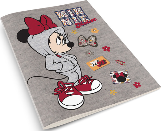 Bilježnica,  Disney Minnie, A4, linije, meki uvez