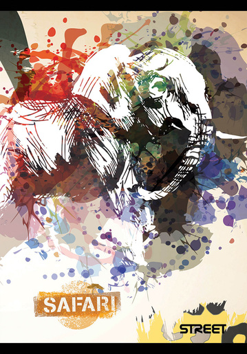 Bilježnica SAFARI, A4, linije, meki uvez