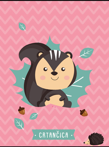 Crtančica za prvi razred STREET MIX