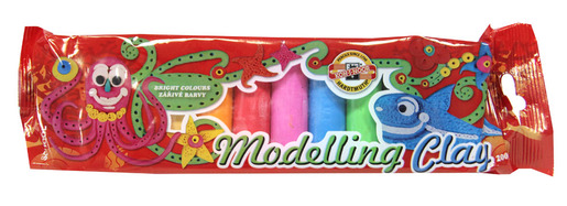 Plastelin K-I-N 200g, 10 boja u vrećici