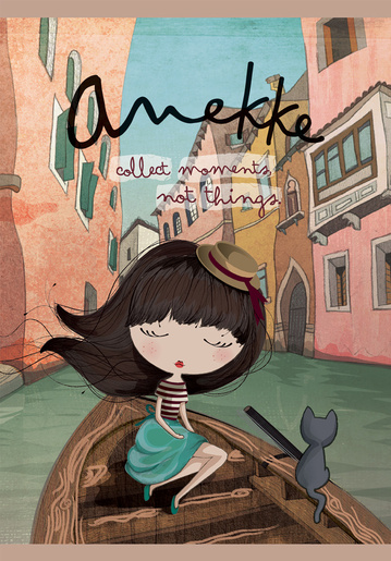 Bilježnica Anekke 42L, A4, linije, meki uvez