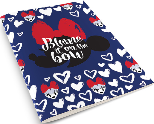Bilježnica,  Disney Minnie, A4, linije, meki uvez