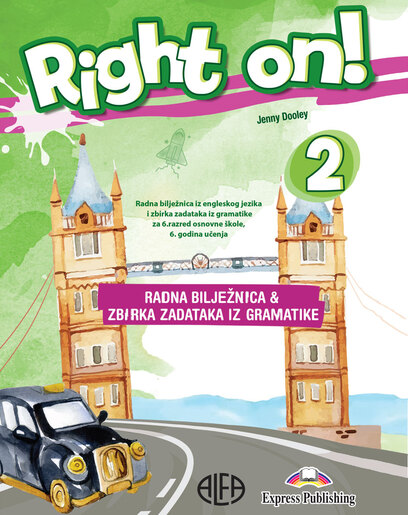 RIGHT ON! 2 - Radna bilježnica iz engleskog jezika za šesti razred osnovne škole (šesta godina učenja)