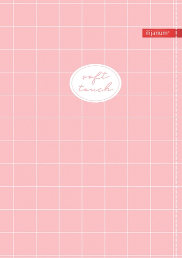 Bilježnica  ILIJANUM SOFT TOUCH, A4, linije, meki uvez