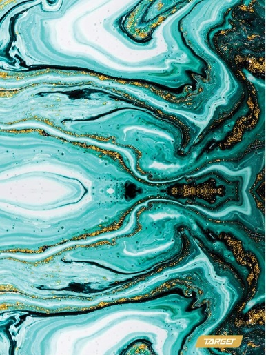 Bilježnica TARGET WATERCOLOR, A4, geometrijska, meki uvez