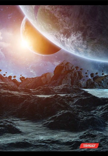 Bilježnica TARGET SPACE, A4, linije, meki uvez