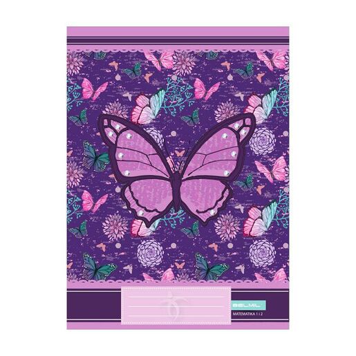 Pisanka Matematika 1 i 2 BELMIL, B5 kvadratići, 24 lista, meki uvez