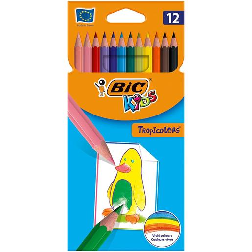 Drvene bojice BIC KIDS TROPICOLORS 12/1
