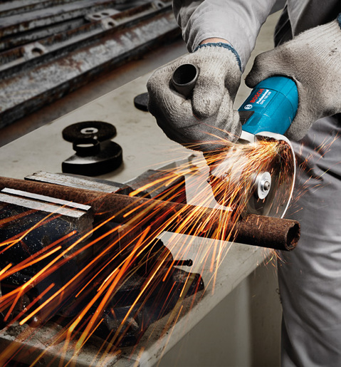 BOSCH Professional mala kutna brusilica GWS 750 S (115 mm)