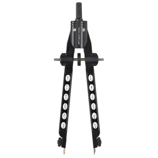 Šestar s preciznim podešavanjem Factory Faber Castell 174360 crni