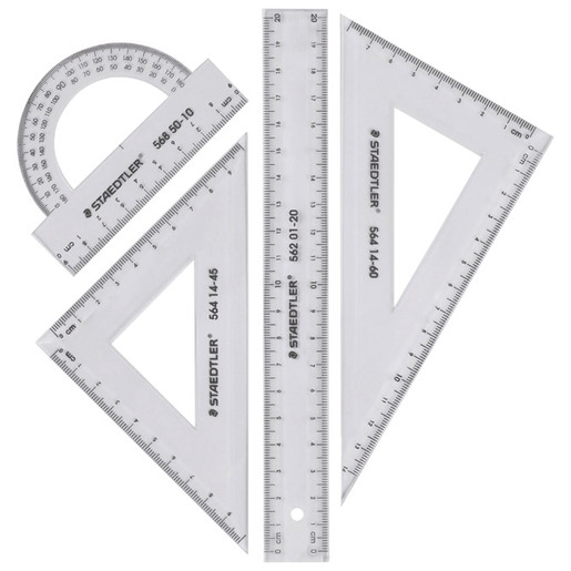 Geometrijski set, Staedtler, 1/4