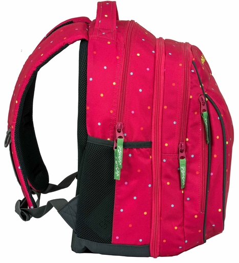 Školski ruksak 2u1, anatomski, WHOOSH, Hot Pink