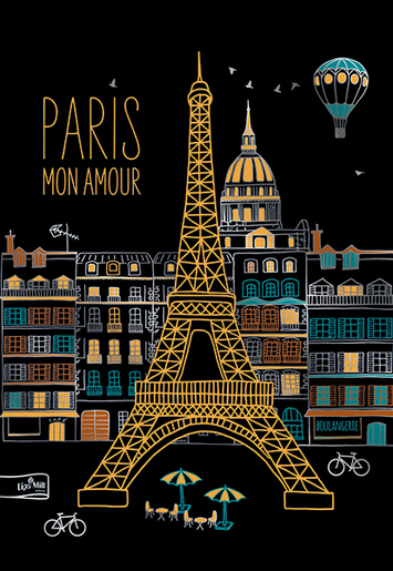 Bilježnica CITIES 3D, A4, linije, meki uvez Lipa Mill