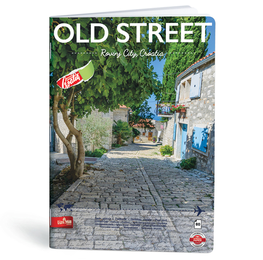 Bilježnica POST CARD, A4, linije, meki uvez Lipa Mill