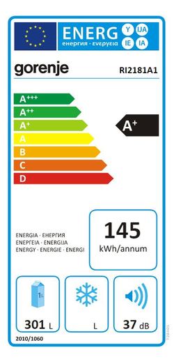 Gorenje hladnjak RI2181A1_ambalaža_TPNJ