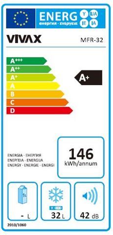 VIVAX HOME zamrzivač MFR-32_oštećena_TPNJ