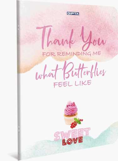 Bilježnica SWEET LOVE bilježnica  A4, linije, meki uvez