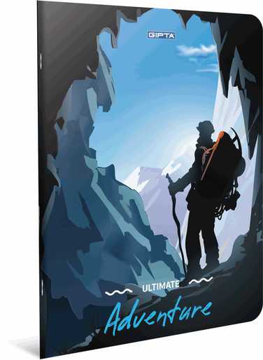 Bilježnica ADVENTURE A4, linije, meki uvez