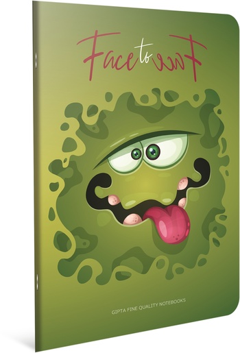 Bilježnica Face to Face, A4, kvadratići, meke korice