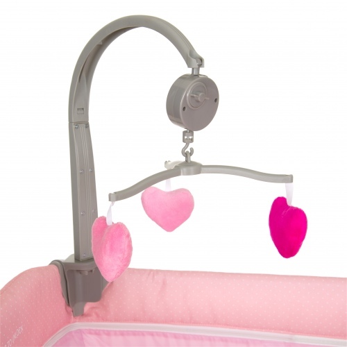 Hauck sklopivi krevetić Baby Center birdie grey, oštećeno