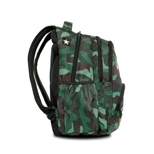 Školski ruksak Bentley Camo Green Badges CoolPack