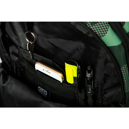 Školski ruksak Bentley Camo Green Badges CoolPack