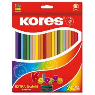 Drvene bojice, 24/1 + šiljilo,Kores